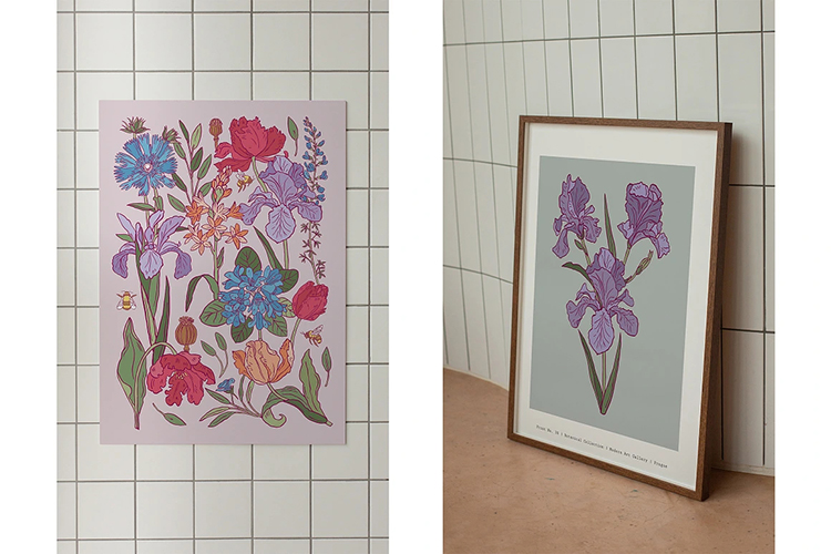 图片[3]-现代装饰艺术手绘植物花卉鲜花插图插画海报设计ai矢量素材源文件-cg男孩