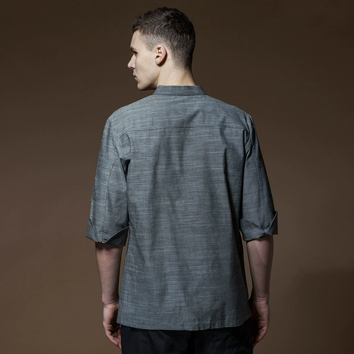 Рабочая одежда шеф-повара, рукава с семью четвертью, мужчина и женщины, дышащая кухня отеля, кейтеринг, одежда Duomei, одежда шеф-повара, работа с длинными рукавами