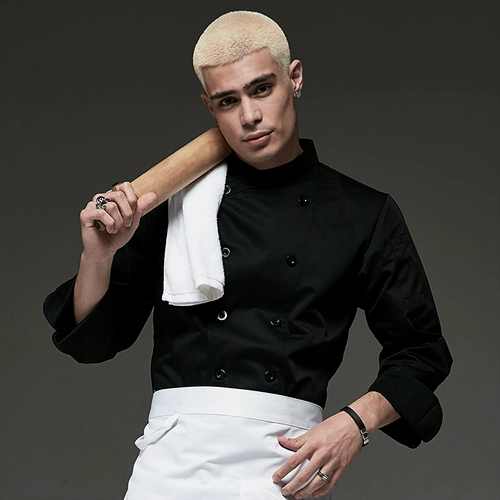 Шеф-повар Duomilai Work Одежда мужская весенняя и летняя одежда с длинными рукавами