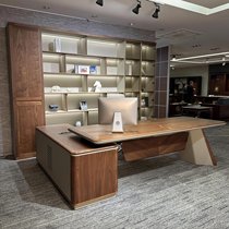 Boss desk office desk and chair combination simple and modern president desk manager desk supervisor desk executive desk light luxury