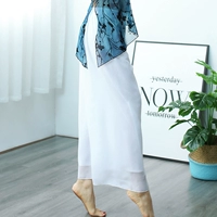 2010 [белые двойные шифоновые штаны]