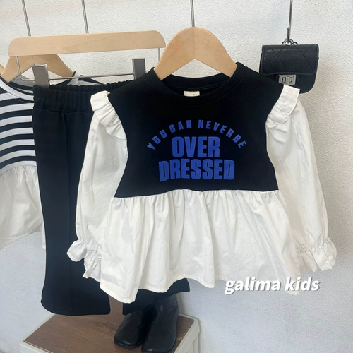 Осенняя толстовка, детский лонгслив, детская кукла, новая коллекция, в корейском стиле, в западном стиле