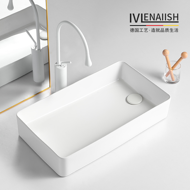 Side Sewer Terrace Basin Home Square Wash Basin Balcony Washing Machine Left Right Drain Water To Deepen Washbasin-Taobao