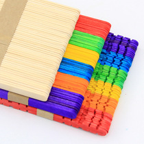 Colour Ice Rod Sticks Ice Cream Bar Diy Handmade House Toddler Kindergarten Puzzle Area Small Wooden Stick material