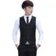 Spring and Autumn Best Man and Groom Brotherhood Slim Casual Professional Suit Vest White Shirt Men's Wedding Suit