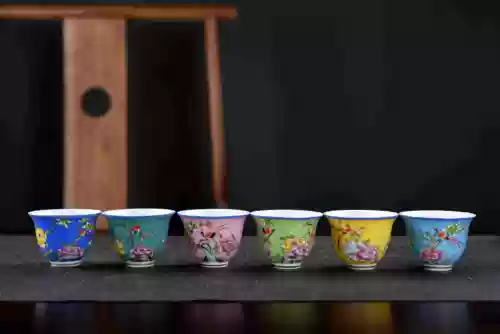 澜扬 Каппи -чайная чашка эмаль Небесная чашка главная чашка магистральная чашка чайная чаша порошка столичная чашка чашка одно чашка стейк цветочный чашка