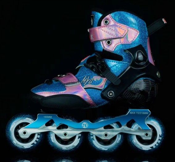 Star ski ski ski Skay Skay Professional carbon fiber flat shoes KSJ - J Children's Rotary Club special models