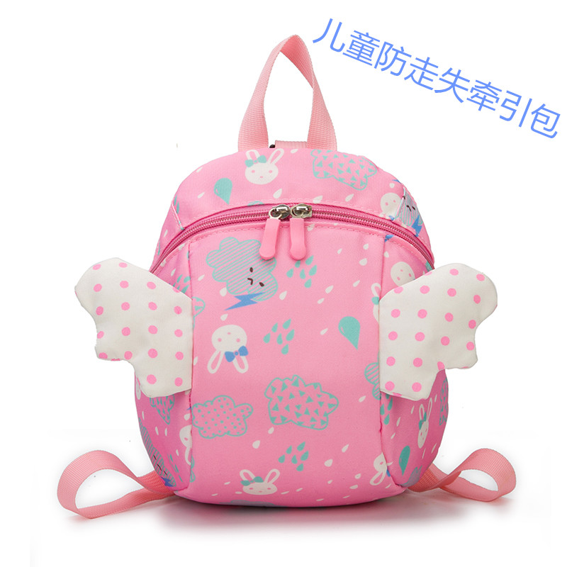 Baby Anti-Lost Backpack Kids Kindergarten Pull Backpack Cute Boy and Baby Girl Anti-Lost Little School Bag