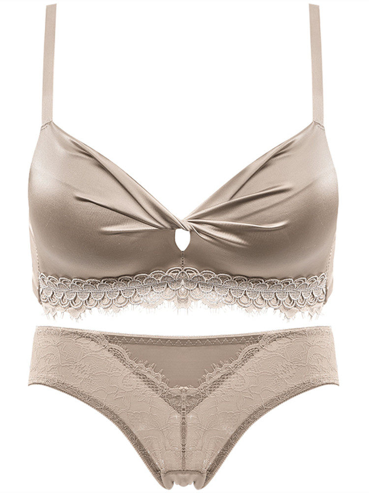 Underwear, push up bra, wireless bra, set