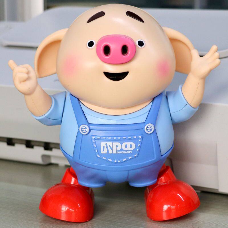 Shake the same net red pig fart electric pig can sing and dance Pig baby baby toy boy child girl