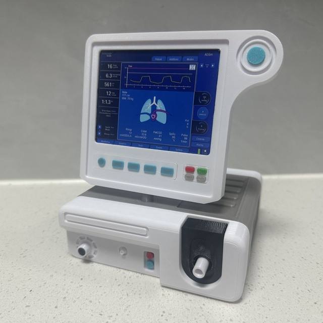 Delta Operation Game Peripheral Resuscitation Ventilator Model Figurine Desktop In-Stock Big Red African Heart