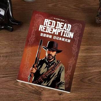 Red Dead Redemption 2 Game Merchandise Physical Items Big Cousin 2 Manual Arthur Morgan Diary with Manual Gift Figurine