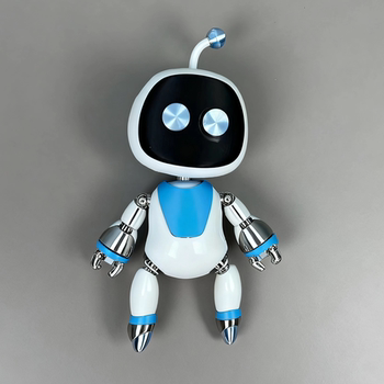 Space Robot Game Peripheral Figure Sony Multi-Jointed Movable Model Magnetic Stand Multi-Expression