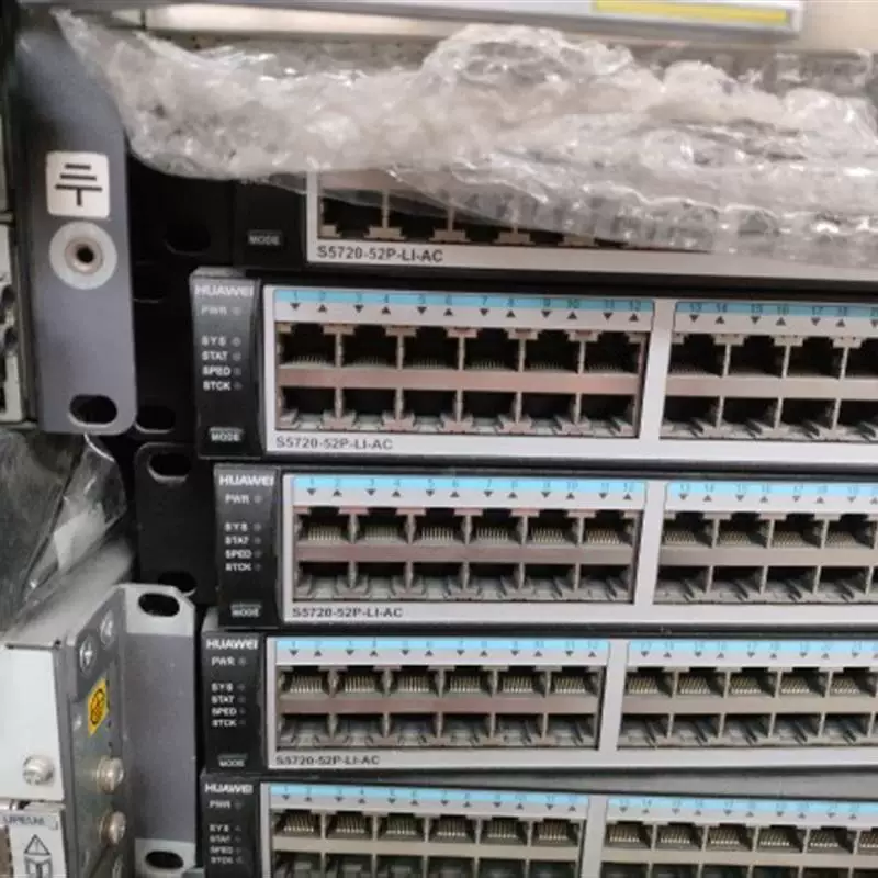 S5720S-52P-LI-AC, 48 electrical ports + 4 ports Gigabit optical switch
