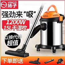 Washing vacuum cleaner Household car decoration Hotel floor Small pet cat dog hair suction layer gray tip device