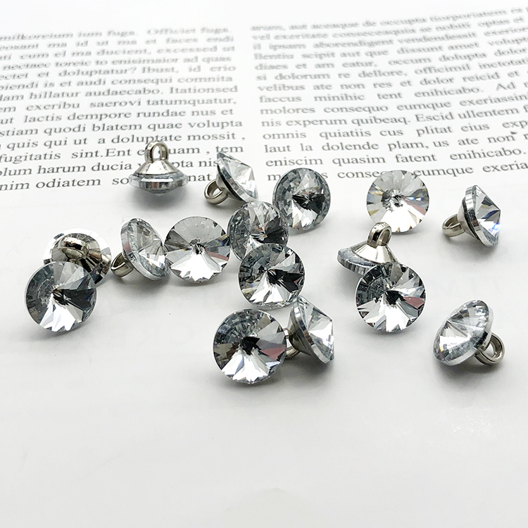 Crystal Glass Diamond Buttons for Men and Women, Cardigan Buttons, Kidsren's Clothes, Sweaters, Shirt Buttons, Decorative Buttons