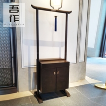 New Chinese antique landing clothes hat rack folk club tea building Ticket designer Recommended Hotel Furniture Custom