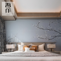 Modern Chinese style rattan bed double bed club hotel model room dining table and chairs rattan furniture designer customized