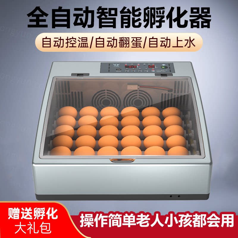 Incubators Small Household Fully Automatic Intelligent Incubator Luding Small Chicken Duck Goose Quail Hatchery Hatching Box-Taobao