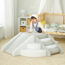 Soft climbing and sliding combination climbing frame sensory soft bag baby climbing ladder baby early education climbing stairs sand pool ball pool