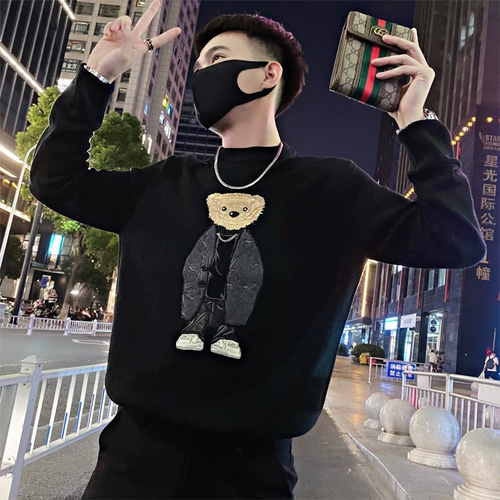 Мужской демисезонный свитер, трикотажная парная одежда для влюбленных, изысканный стиль