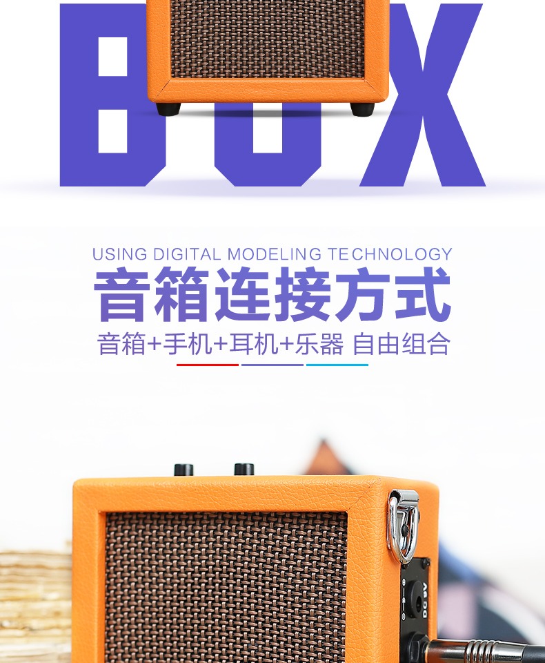 Lisheng LSM guitar acoustic dân gian mini loa điện guitar ukulele MINI di động ngoài trời âm thanh nổi nhỏ - Loa loa loa tivi