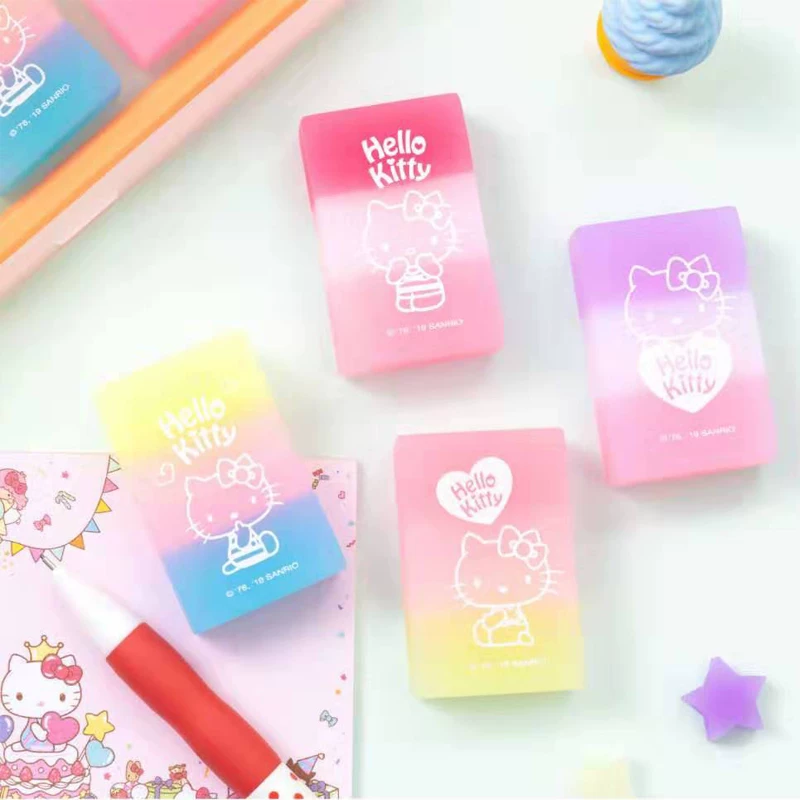Hello kitty, мультяшный детский ластик для учеников, канцелярские товары, подарок на день рождения