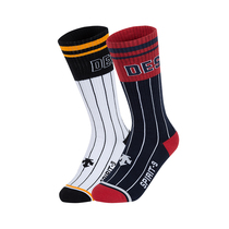  DESCENTE DISANTE BASEBALL BASEBALL series mens and womens high tube socks(two pairs)