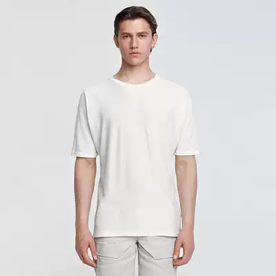 DESCENTE disant DESCENTE SEED men eco-friendly knitted short-sleeved T-shirt D0311ZTS60