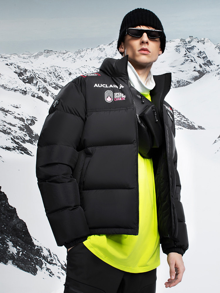 DESCENTE DESANTE Canadian speed skating team MEN's warm down jacket