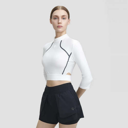 DSCENTE Desante STUDIO женские спортивные колготки с длинными рукавами для йоги и фитнеса