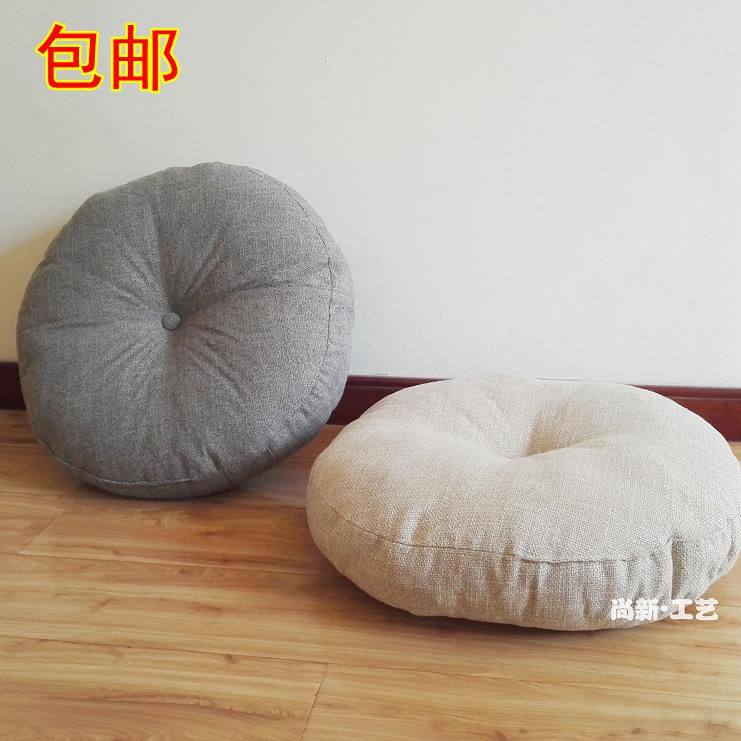 Cotton numb art thickened bushel round balcony tatami floating window cushion removable for washing and sitting mat yoga floor mat