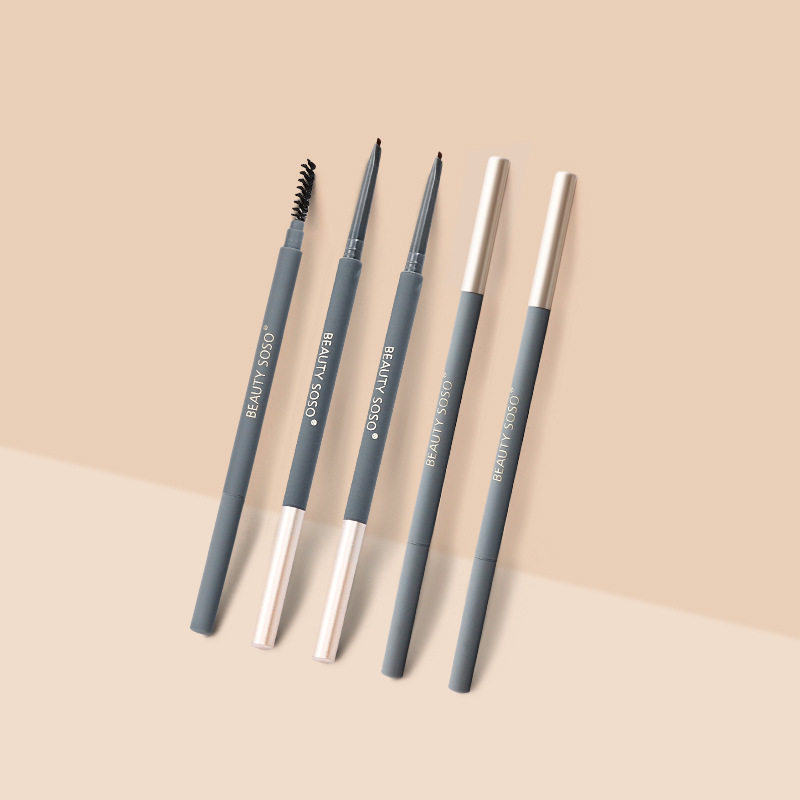 Xiaohongshu Internet celebrity very fine double-headed eyebrow pencil natural three-dimensional waterproof and sweat-proof long-lasting non-dizzy makeup for beginners and students