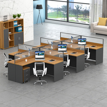 Office furniture Desk Chair Composition 4 Peoples seat partition 2 3 6 People Screen Working position Staff Table of staff