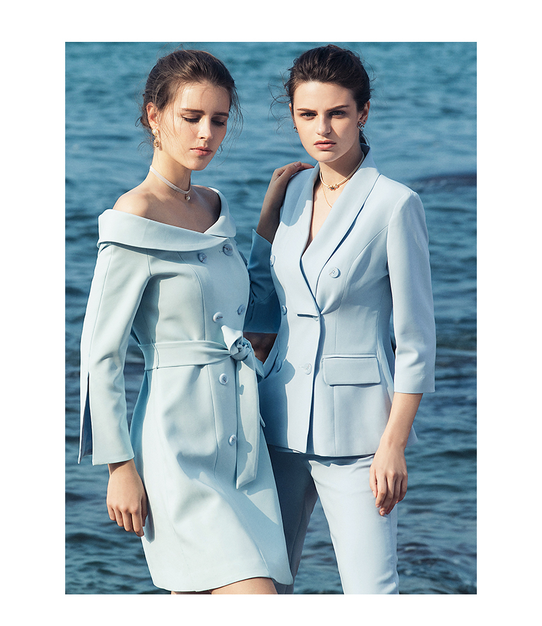 Tailleur femme FAMANU en Tencel - Ref 3241618 Image 16