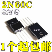 New domestic 2N60 FQPF2N60C MOS field effect transistor T0-22OF in-line plastic package 2A 600V