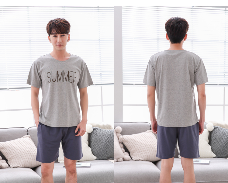 Cặp đôi đồ ngủ mùa hè quần short tay ngắn nữ dễ thương hoạt hình cỡ lớn cotton nam nửa tay cotton áo đôi đẹp giá rẻ