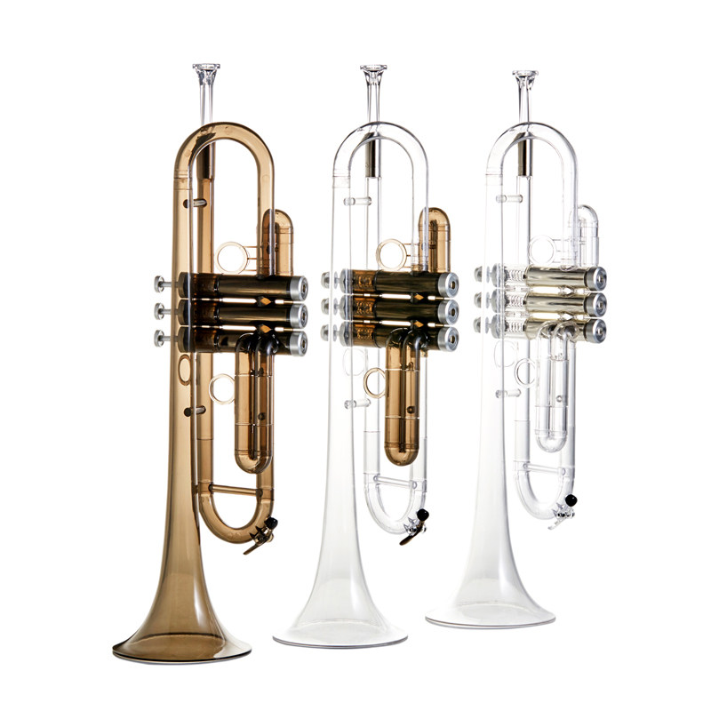 USA PAMPET Pure transparent Plastics Small Number Anti-allergy Bregulation C Atlantic Management Instruments Trumpet professional play