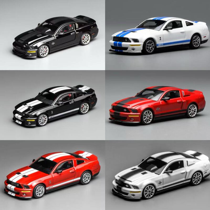 Mh×Green Light 1:64 Ford Mustang Shelby Cobra Gt500 Alloy Car Model Mh×Green Light 1:64 Ford Mustang Shelby Cobra Gt500 Alloy Car Model