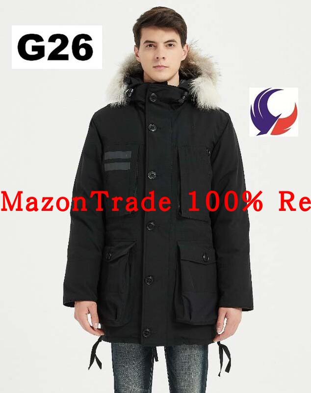 Men Macculloch Parka Goose down Jacket Real Coyote Fur down Jacket