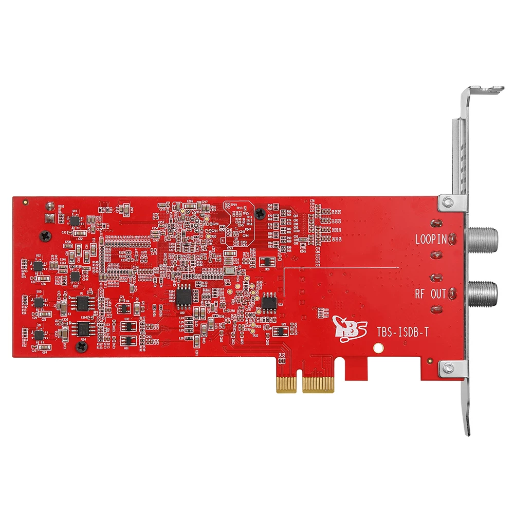 Карта модуляции TBS6214 ISDB-T, 4-портовая PCIE, сигналогенератор