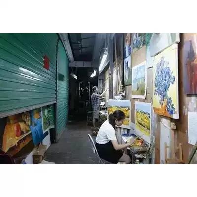 Beijing Songzhuang Painter Village artist generation painting oil painting Chinese painting ghostwriter creation real hand-painted non-style ink Chinese painting