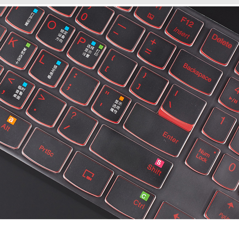 Savers bàn phím bàn phím màng màng Lenovo Y7000 thủy triều 5000 13,3-inch bảo vệ máy tính xách tay bụi phim 15,6 inch R720 đầy đủ bàn phím màng bọc y7000p thủy triều 7000 - Phụ kiện máy tính xách tay dán máy tính casio