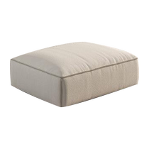 Pashaman fabric sofa footrest Italian minimalist living room bedroom square stool square foot casual single cat scratching cloth sofa