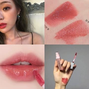 Sách đỏ mô hình nổ nhỏ Hàn Quốc ROMAND lip glaze 闵 Celer khuyên dùng JUJUBE giữ ẩm cho môi son bóng bền màu không thấm nước - Son bóng / Liquid Rouge