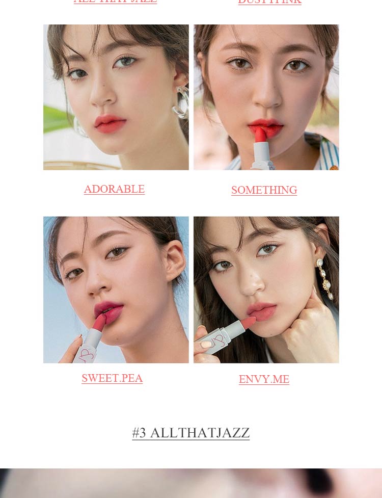 Hàn Quốc ROMAND son mềm zerogram mờ 闵 伦 color Màu nhạt dễ tô màu son môi mờ - Son môi black rouge a33