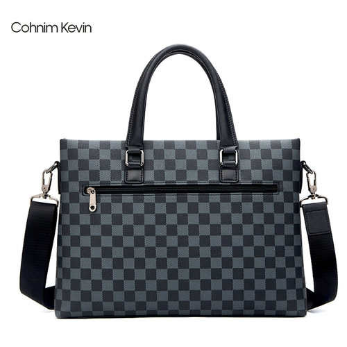 Ноутбук, вместительная и большая сумка на одно плечо, из натуральной кожи, бизнес-версия