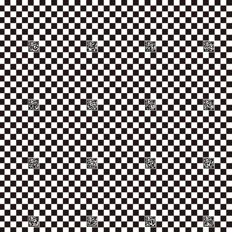 Two-dimensional code film calibration board checkerboard optical calibration board machine vision grid series reticle