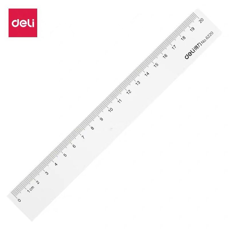 Strong 6220 transparent plastic straight foot 20cm 30cm 40cm 50cm mapping tool students straight foot