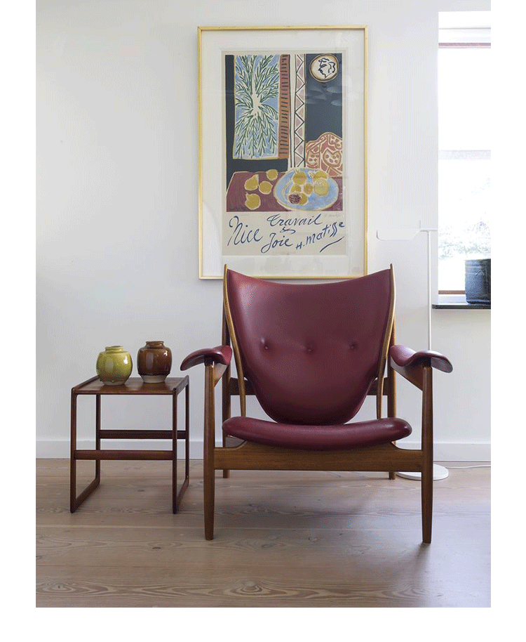 Стул design.m北欧实木 设计师家具 chief armchair/酋长扶手椅 餐椅
